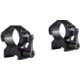 Hawke Sport Optics Precision Steel 1in Rings Weaver w/ Lever - 2-Pieces, Medium, Black, 23011