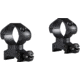 Hawke Sport Optics Precision Steel 1in Rings Weaver w/ Nut - 2-Pieces, High, Black, 23002