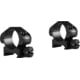 Hawke Sport Optics Precision Steel 1in Rings Weaver w/ Nut - 2-Pieces, Low, Black, 23000