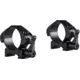 Hawke Sport Optics Precision Steel 30mm Rings Weaver 30mm w/ Lever - 2-Pieces, Low, Black, 23015