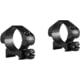 Hawke Sport Optics Precision Steel 30mm Rings Weaver 30mm w/ Nut - 2-Pieces, Low, Black, 23005