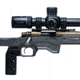 Hi-Lux Optics Max-Tac Precision Scope Rings, 34mm Diameter, 1.00in Tall, 7075-T6, Bubble Level, Matte Black, Small, MR34-M