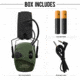 ISOtunes Sport DEFY Slim Tactical Earmuffs, 20 NRR, Black, IT-42