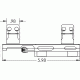 Kinetic Development Group sidelok cantiliever Scope Ring Mount Modular Kit 1&quot;, Black, SID5-142