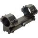 USED, Leapers UTG ACCUSHOT 1in Medium Profile Airgun Integral Mount, Black, RGPM2PA-25M4