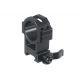 Leapers UTG MAX STRENGTH 30mm High Profile QD Scope Rings, 22mm Width, Black, RQ2W3224