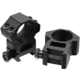 Leapers UTG ACCUSHOT 1in/2PCs High Profile Picatinny/Weaver Rings, Black, RGWM-25H4