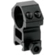 Leapers UTG ACCUSHOT 1in/2PCs High Profile Picatinny/Weaver Rings Pair, Black, RGWM-25H4