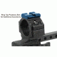 Leapers UTG Integral QD 1in Ring 2 Slot 56mm 100mm Base 15mm S Picatinny Mount M1B56100R2