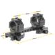 Leapers UTG Integral QD 1in Ring 2 Slot 56mm 100mm Base 20mm S Picatinny Mount M1C56100R2