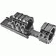 Leapers UTG Integral QD Offest 30mm 4 Slot 40mm High 70mm Base Picatinny Mount M3S40070R4