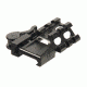 Leapers UTG LE Rated Tri-Rail/2 Slot Angle Mount w/Integral QD Lever Lock System MAT022255