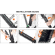 Leapers UTG PRO Model 4/AR15 Mid Length Drop-in Quad Rail, Black, MTU007