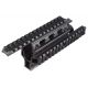 UTG Pro Universal AK47 Quad Rail Handguard, Black, MTU009