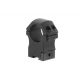USED, UTG Pro 1in/2PCs High Profile P.O.I Dovetail Rings, Black, RDU012520