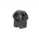 UTG Pro 1in/2PCs Medium Profile P.O.I Dovetail Rings, Black, RDU012515
