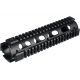 UTG Pro AR-15 Mid Length Drop-in Quad Rail, Picatinny, 8.7in Handguard, Black, MTU007