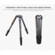 Leofoto LN-364C Heavy Duty Tripod w/ 75mm Bowl/Platform &amp; Bag - Ball Head Kit, Black, LN-364C+LH-55