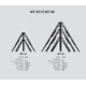 Leofoto MT-04 Folding Aluminum Mini Tripod w/ Bag, Black, MT-04