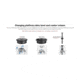 Leofoto SO-362CX Inverted Outdoors Series Carbon Fiber Tripod w/ 75mm Bowl/Platform, Black, SO-362CX