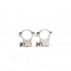 Leupold Sako Ring Mounts, 1in, High, Silver - 51720