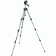 Manfrotto 393 Short Aluminum Tripod Kit w/ Photo-Video Head MK393S-H