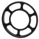 March Scopes 3.5inch Large Focus Wheel, Black, 2-DB343-0