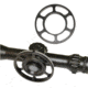 March Scopes Large Middle Focus Rifle Scope Wheels, 4.5in, Black, NSN None, 2-DB402-0