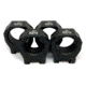 March Scopes Picatinny Rifle Scope Rings, 34mm Diameter / Height 26mm, Black, PC34H26