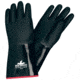 MCR Safety Black Jack Series Neoprene Coated Work Gloves, Multi-Dipped Etched Rough Neoprene, 14in Length Fully Coated, Foam Lining, Black, X - Large, 6944XL