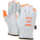 MCR Safety Cut Pro Driver Premium Grade Grain Goatskin, Leather Drivers Work Gloves, Kevlar/Steel Cut Resistant Lined, White, Small, 3601SKHVS