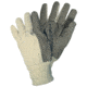 MCR Safety Dotted Canvas Work Gloves, Clute Pattern with Knit Wrist, 100% Cotton, Straight Thumb, Natural/Black, Large, 8808S