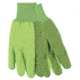 MCR Safety Dotted Canvas Work Gloves, Clute Pattern with Knit Wrist, 100% Cotton, Straight Thumb, Pastel Green/Black, Large, 8808G