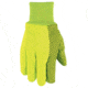MCR Safety Dotted Canvas Work Gloves, Clute Pattern with Knit Wrist, 100% Cotton, Straight Thumb, Yellow/Black, Large, 8808Y