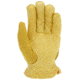 MCR Safety Leather Drivers Insulated Work Gloves, Select Grade Grain Deerskin Palm, Split Leather Back, Fleece Lined and Keystone thumb, Gold, Medium, 3555M
