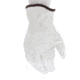 MCR Safety Leather Drivers Work Gloves, CV Grade Grain Goatskin, Foam Padded Palm with Keystone Thumb, White, Small, 3615DPS