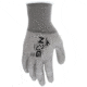 MCR Safety NXG Work Gloves 13 Gauge Nylon Shell, PU Palm and Fingertips, Gray, X - Small, 9666XS