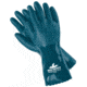 MCR Safety Predaflex Flexible Fully Coated Work Gloves, Nitrile Brushed Interlock Liner, 12in Gauntlet Cuff, Blue/White, Medium, 9792M