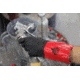 MCR Safety PredaStretch Work Gloves, 18 Gauge Seamless Nylon Shell, Full PVC Nitrile Coating with Sandy Finish, 12in Gauntlet Cuff, Red and Black, Small, MG9648S