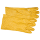 MCR Safety PVC Coated Work Gloves, Single Dipped with Smooth Yellow PVC, Soft Interlock Lining, 12in Length, Yellow, Large, 6612
