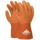 MCR Safety Red Coat Series Flexible PVC Coated Work Gloves, Double Dipped with Sandy PVC, Seamless Knit Lining, 10in Length, Red/White, X - Large, 6620XL