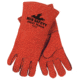 MCR Safety Red Ram Leather Welding Work Gloves, Premium Side Split Leather, Full Jersey Lined and Welted, Russet, X - Large, 4720