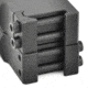 MDT 1 inch Premier Scope Ring, 1.25 inch, High, Black, 103344-BLK