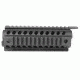 Mission First Tactical Tekko Polymer AR15 Carbine 7in Drop In Integrated Rail System, Black, TP15IRS
