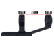 Monstrum H-Series V2 Hollow Frame Offset Cantilever Picatinny Scope Mount, 1in, Black, MH255-B