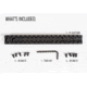 Monstrum Remington 700 Short Action 17-Slot Picatinny Rail, 0 MOA, Black, RM151