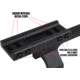 Monstrum Slim Profile Series Offset Cantilever Picatinny Scope Mount, 34mm, Black, ZR341-B
