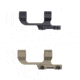 Monstrum Slim Profile Series Offset Picatinny Scope Mount, 1 in, Black, Flat Dark Earth