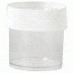 Nalgene Straight-Sided Polypropylene Jar, Clear, 4 oz 703330