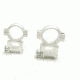 NcSTAR Scope Ring - 1'' Weaver Ring / Silver RS11
